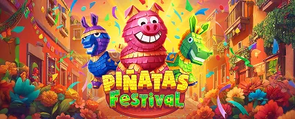 HeroSpin Pinatas Festival slot avec thème festif coloré