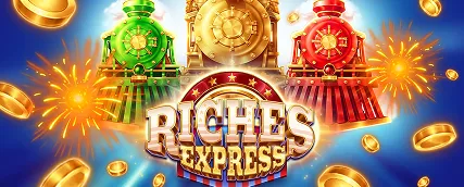 HeroSpin Riches Express jeu de machine à sous avec pièces dorées